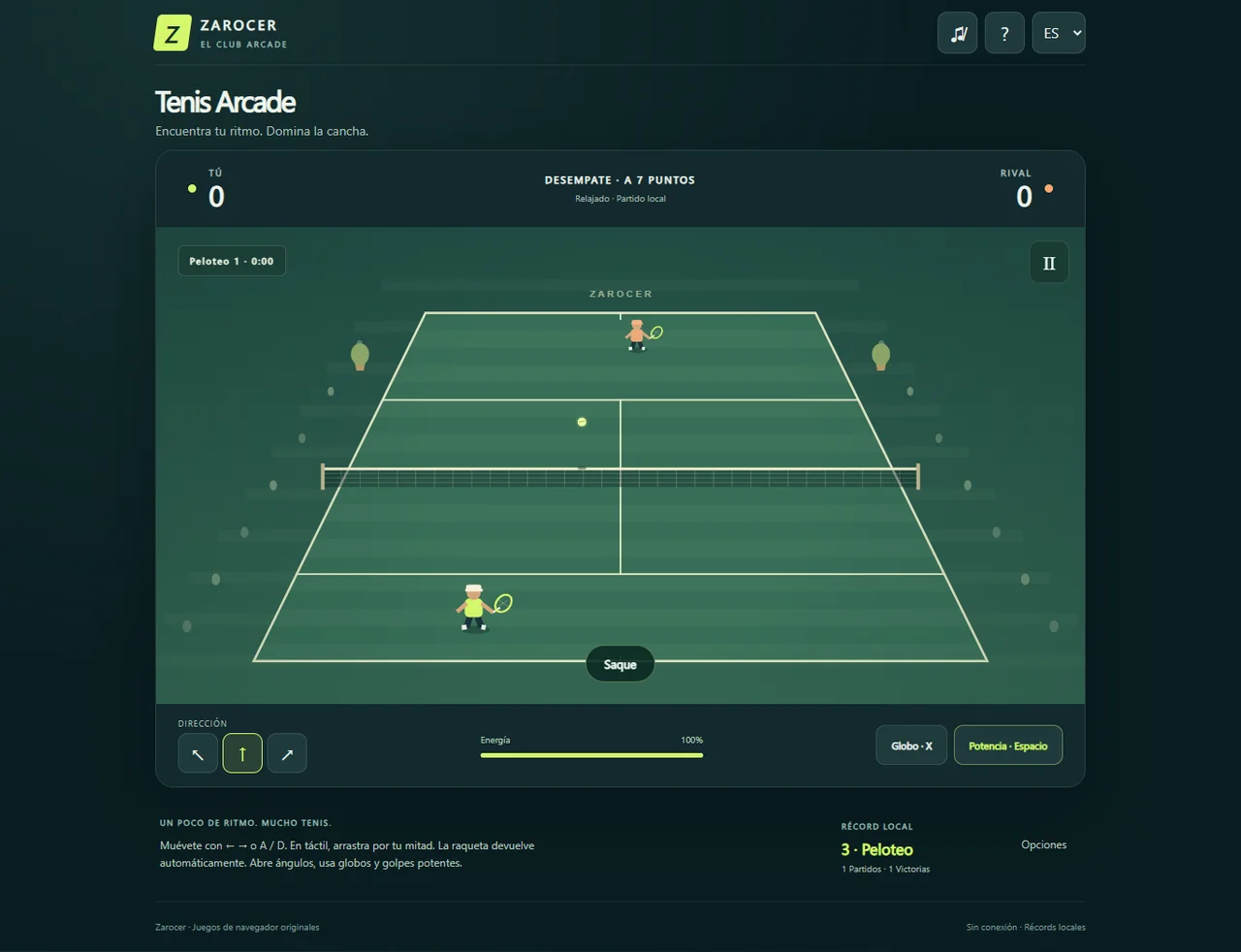 Arcade Tennis gameplay screenshot 2