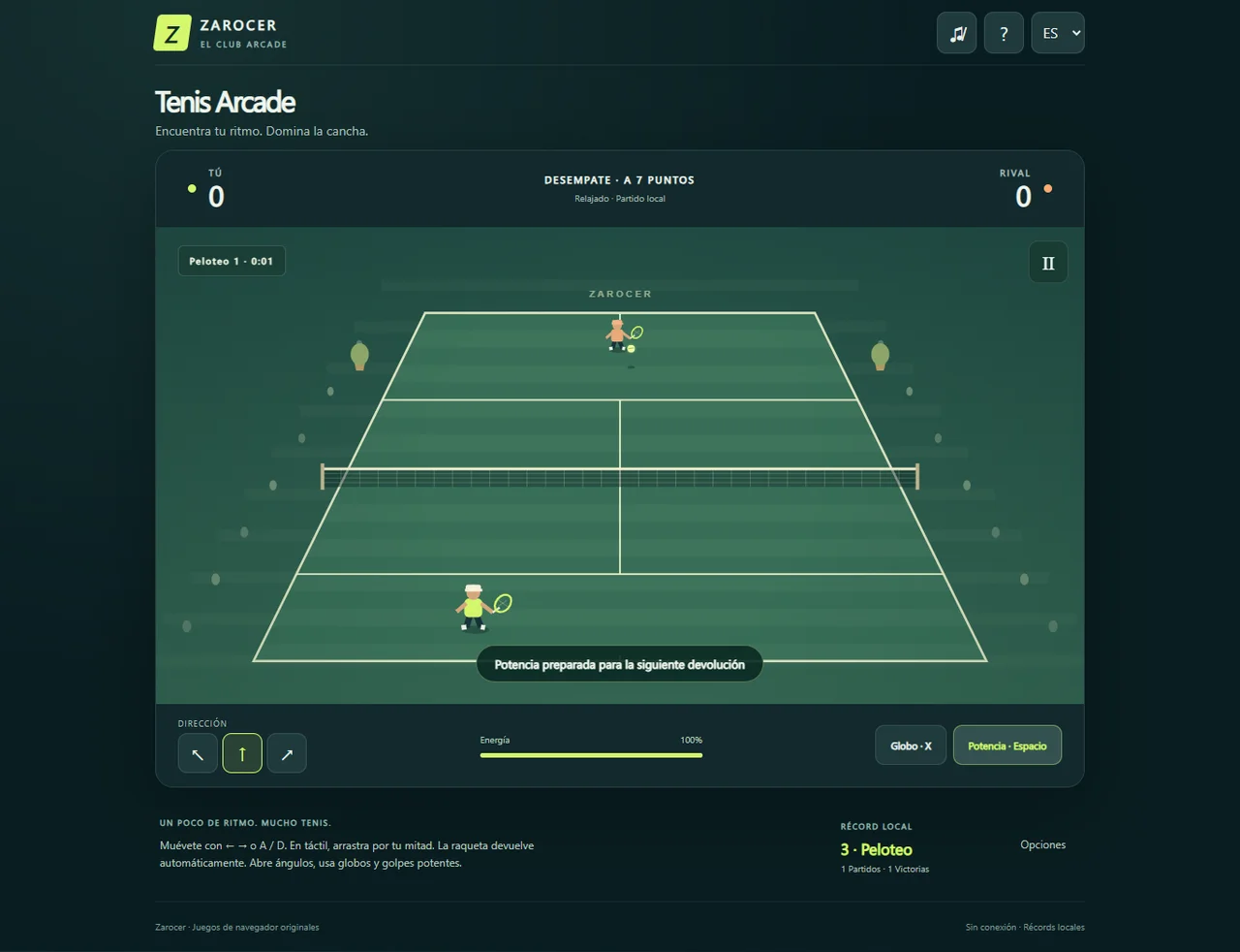 Arcade Tennis gameplay screenshot 3