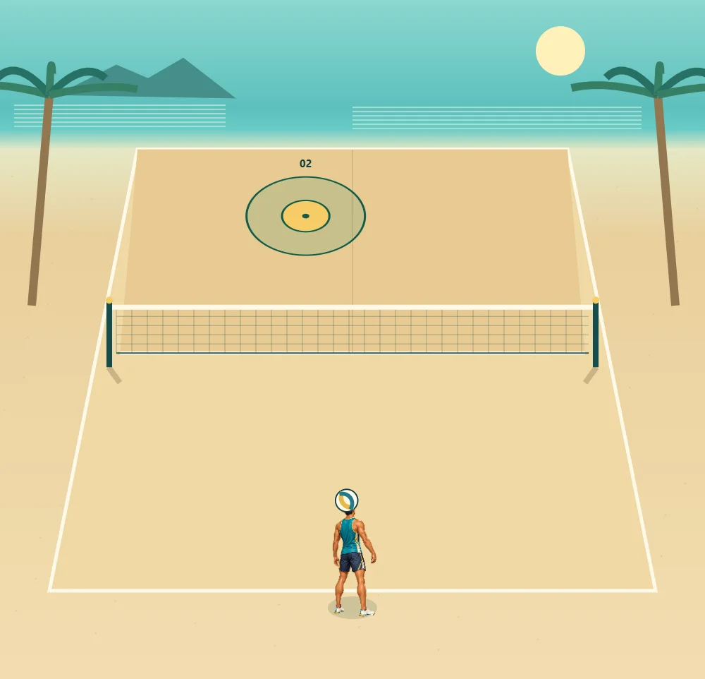 Beach Volley Precision gameplay screenshot 3