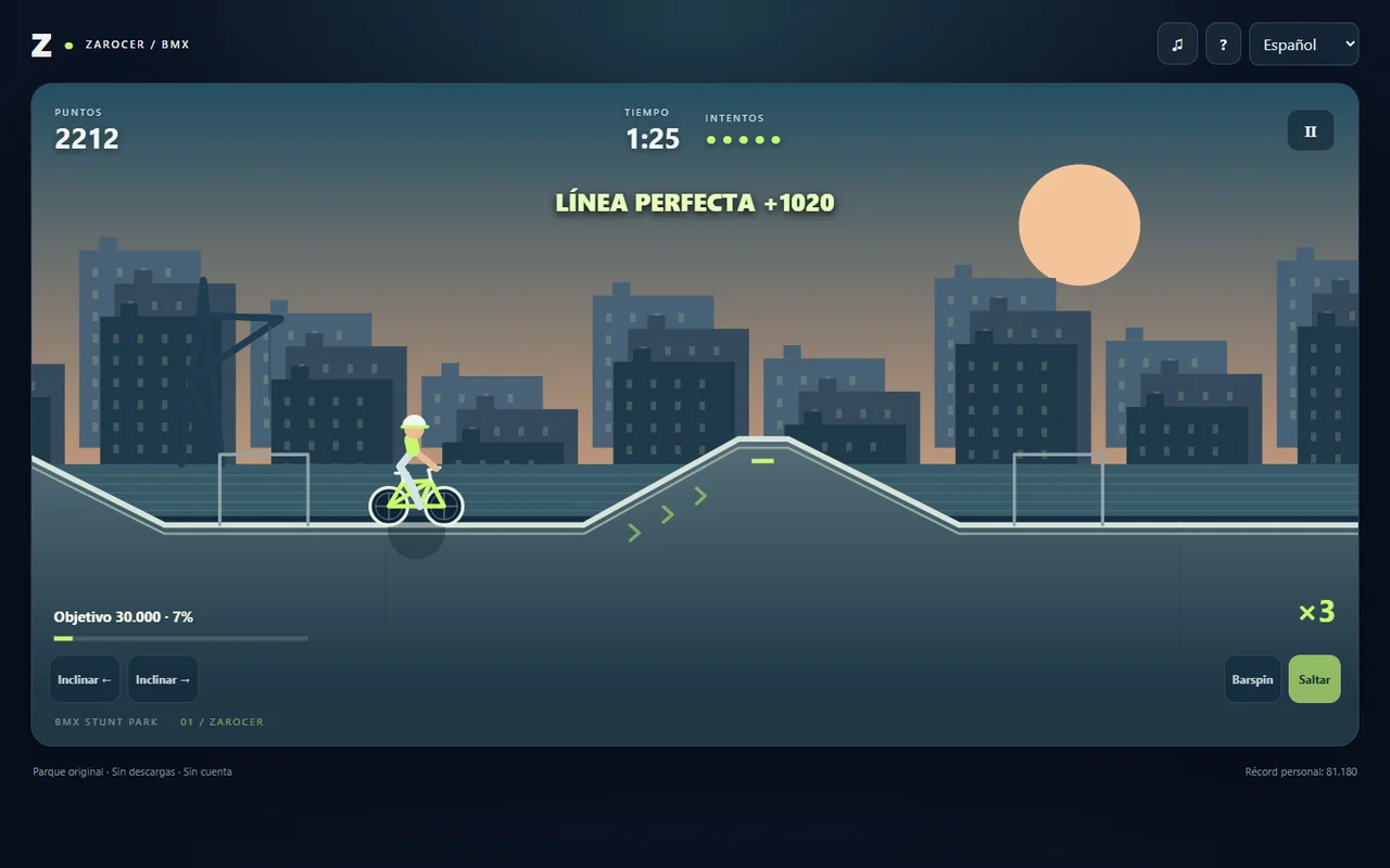 BMX Stunt Park gameplay screenshot 3