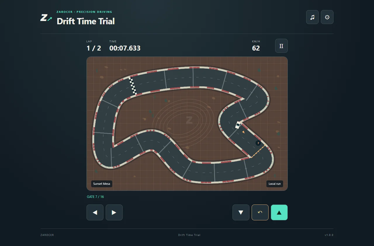 Drift Time Trial gameplay screenshot 2