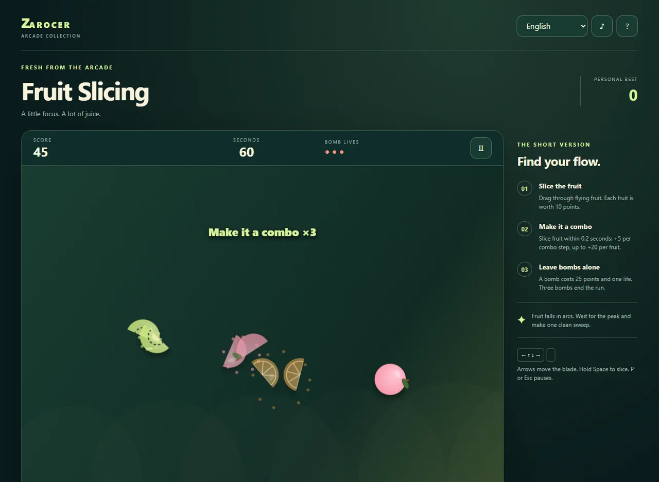 Fruit Slicing gameplay screenshot 1