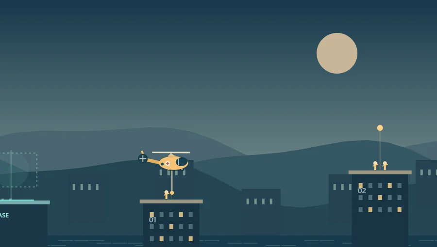 Helicopter Rescue gameplay screenshot 1
