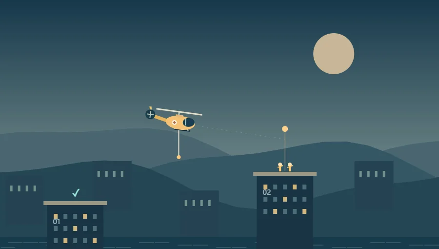 Helicopter Rescue gameplay screenshot 2