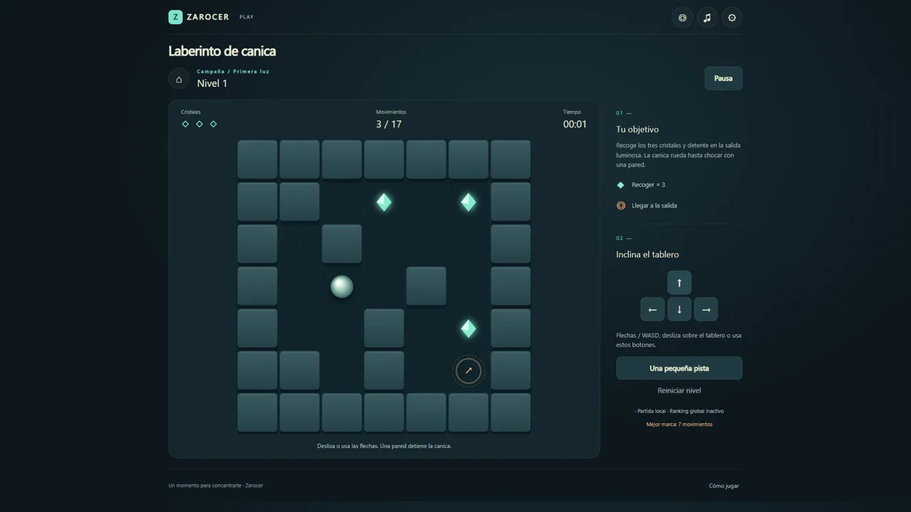 Marble Maze gameplay screenshot 1
