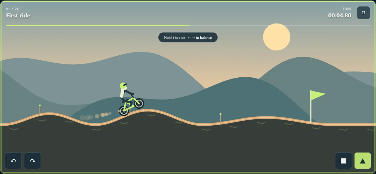 Motorbike Trials gameplay screenshot 2
