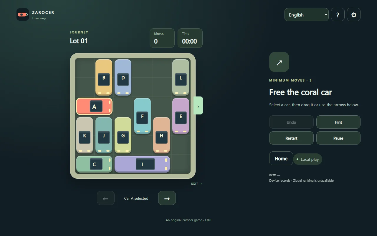 Parking Jam Puzzle gameplay screenshot 1