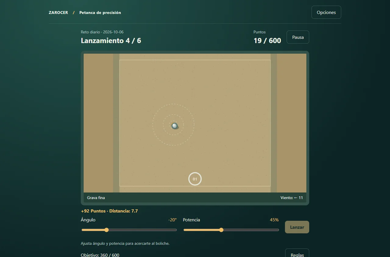 Precision Pétanque gameplay screenshot 3