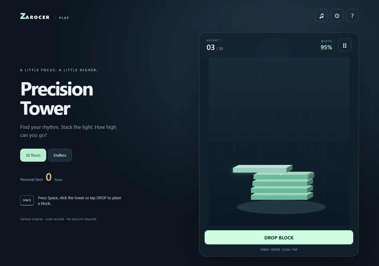 Precision Tower gameplay screenshot 1