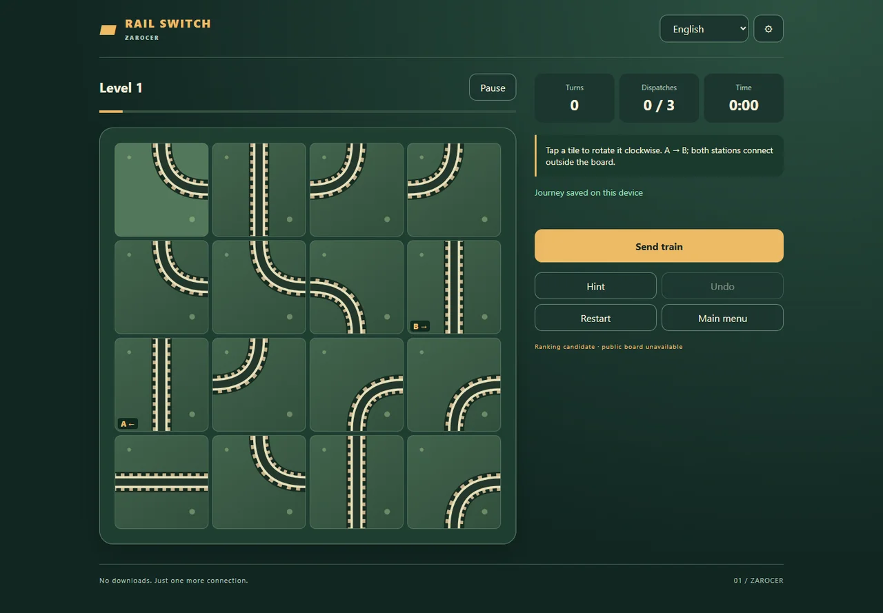 Rail Switch gameplay screenshot 1