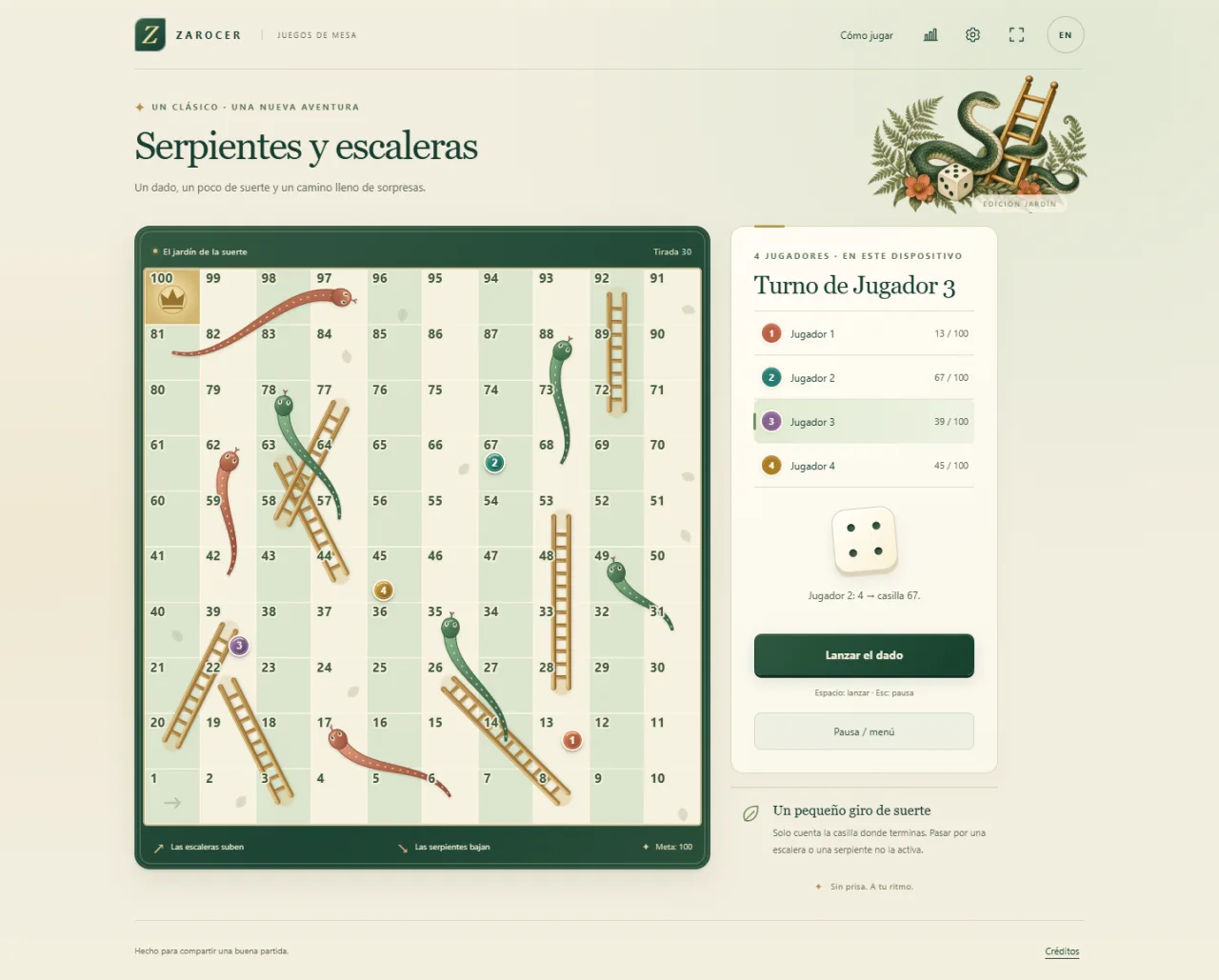Snakes & Ladders gameplay screenshot 2