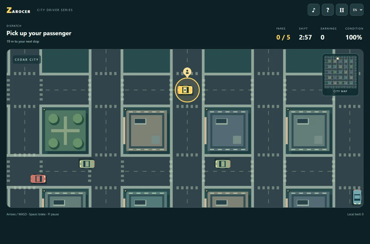 Taxi Driving Missions gameplay screenshot 1