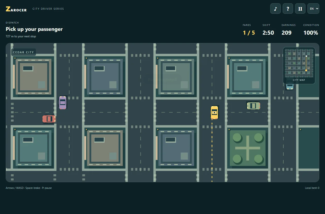 Taxi Driving Missions gameplay screenshot 2