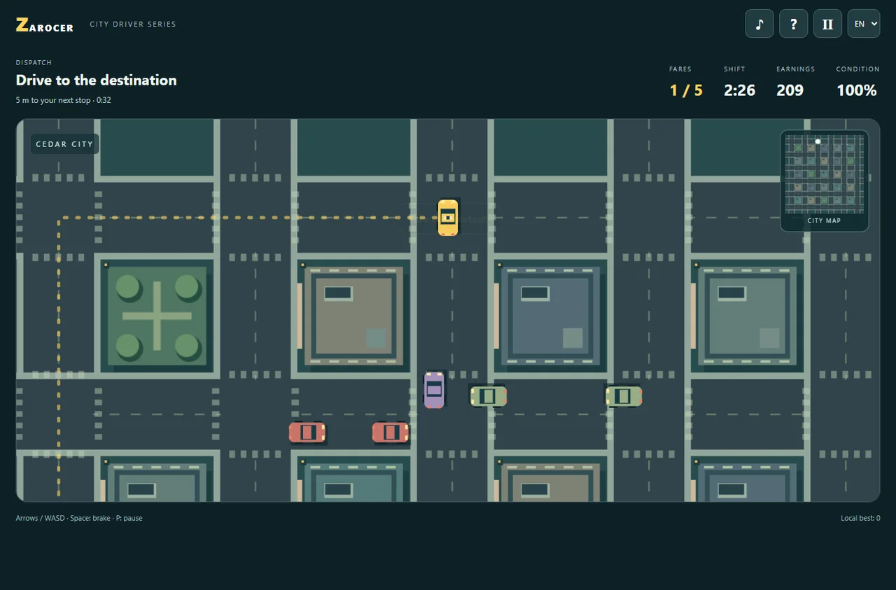 Taxi Driving Missions gameplay screenshot 3