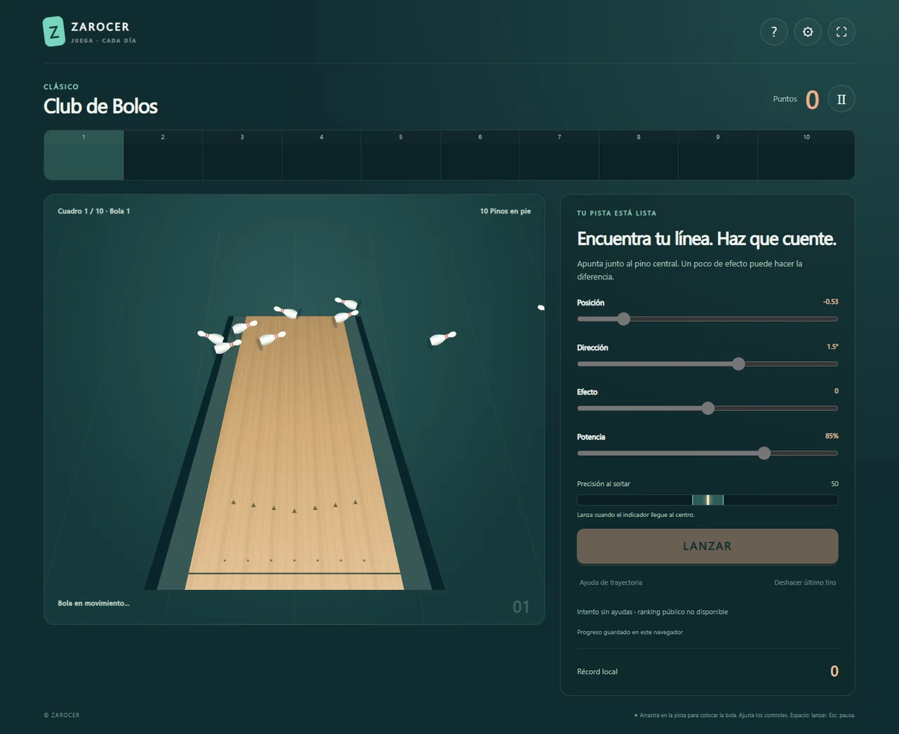 Bowling Club gameplay screenshot 1
