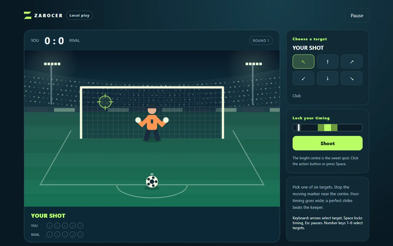 Penalty Shootout gameplay screenshot 1